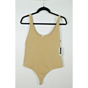 BP Nordstrom Bodysuit Womens Size‎ X-Large  Beige Thong